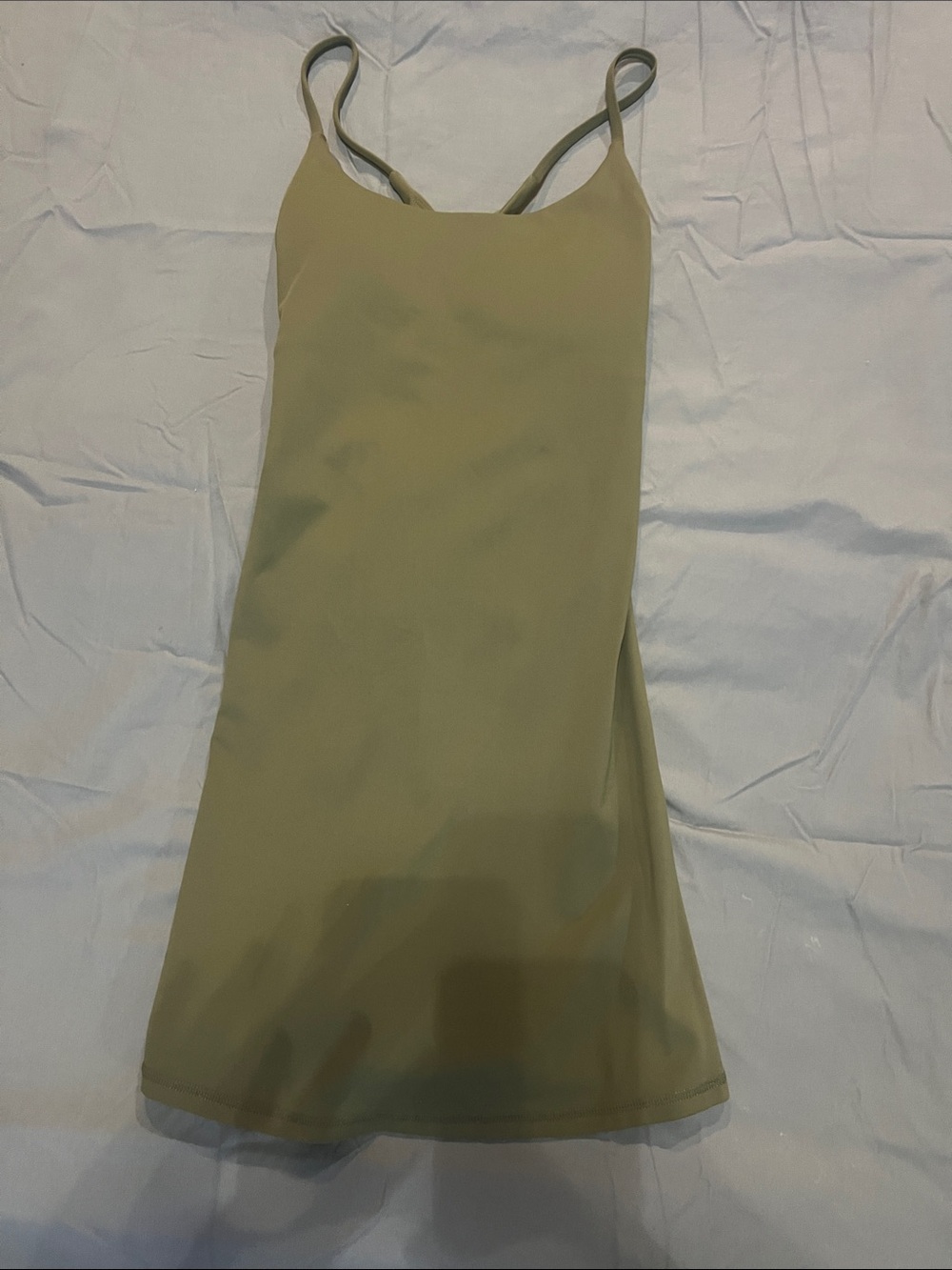 Olive Green Slip Dress - Women dress